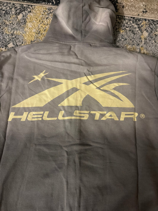 Grey hellstar zip up
