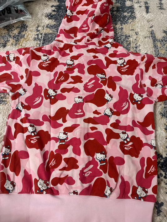 Pink hello kitty Bape collab