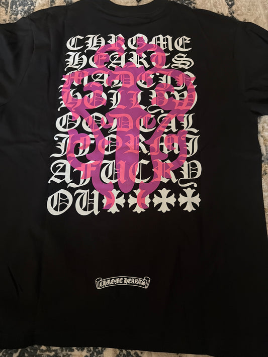 Black on white chrome long sleeve