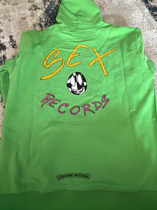 Green chrome hoodie