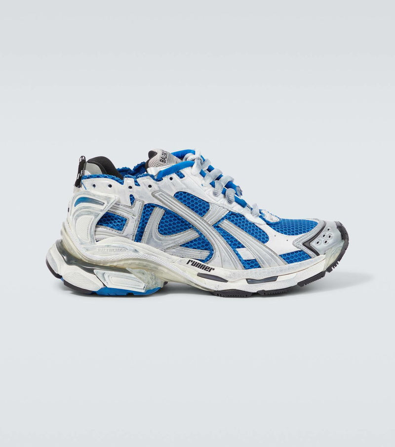 Blue Balenciaga runners