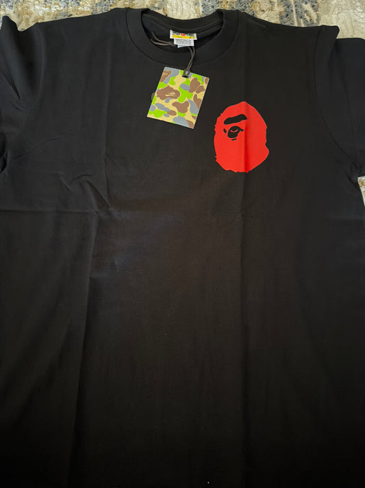 Red face Bape tee