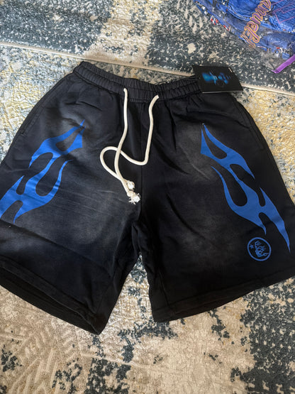 Dark blue hellstar shorts