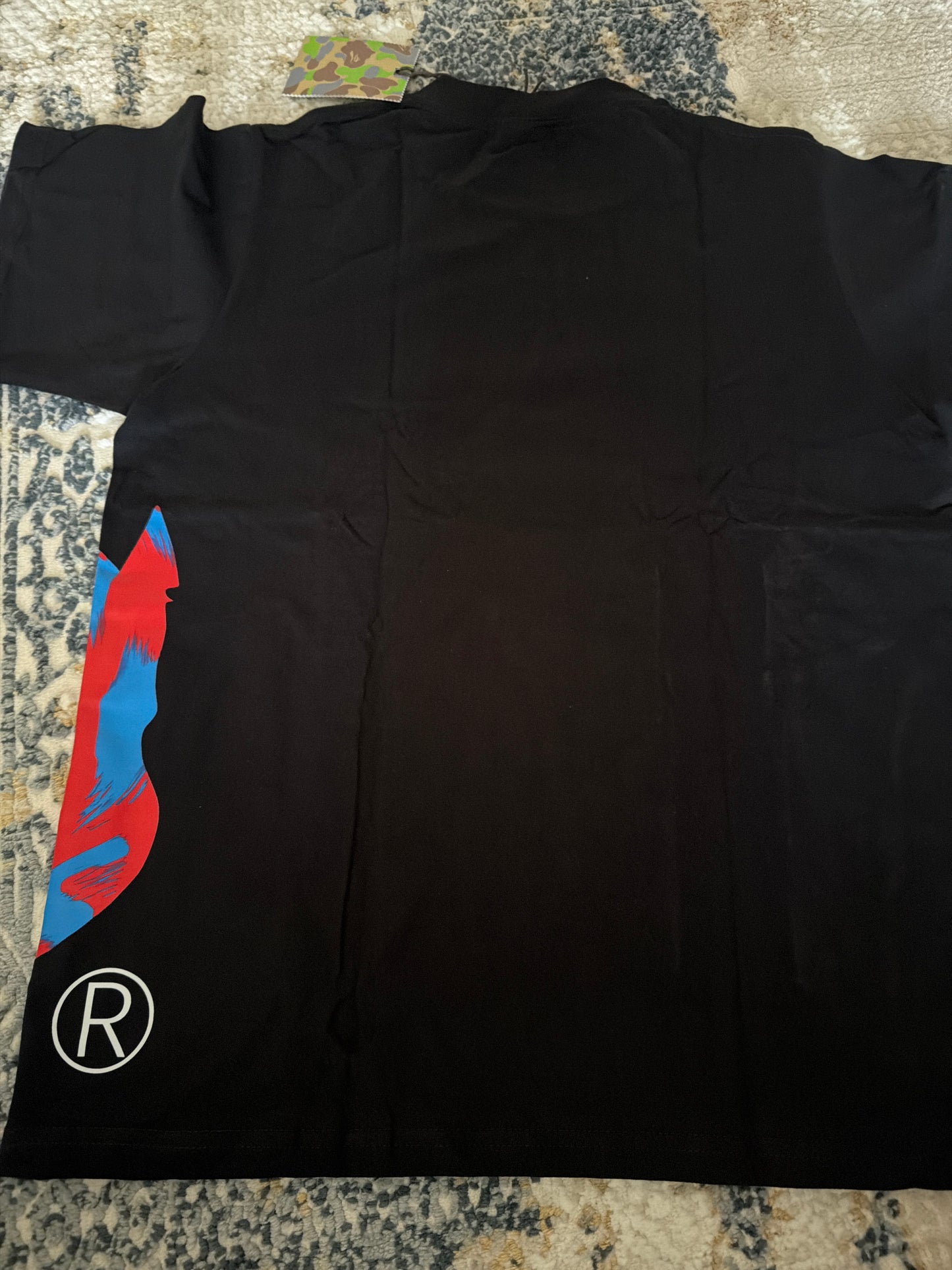Black n blue Bape tee