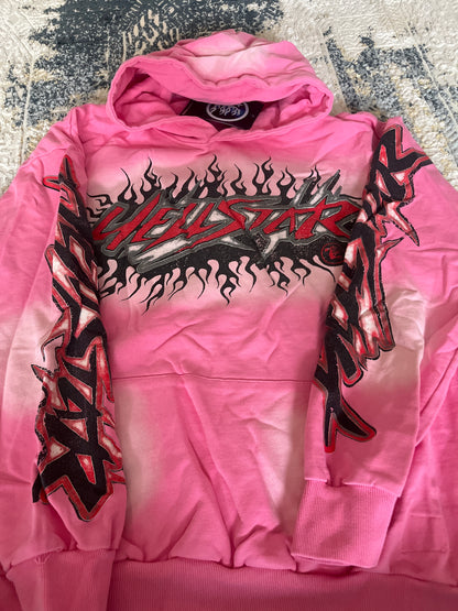 Pink Hellstar hoodie