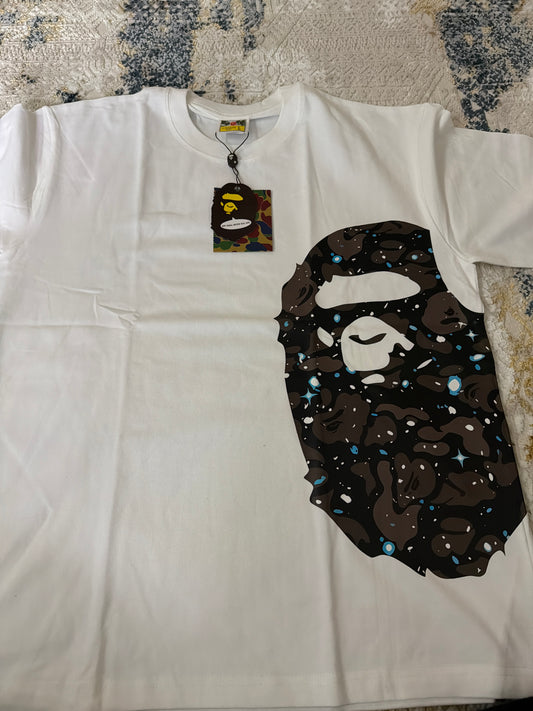 White Bape tee