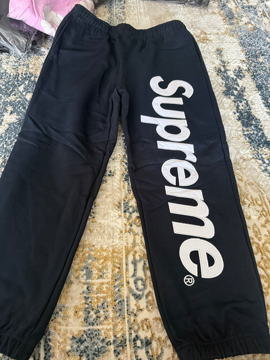 Navy blue supreme sweats