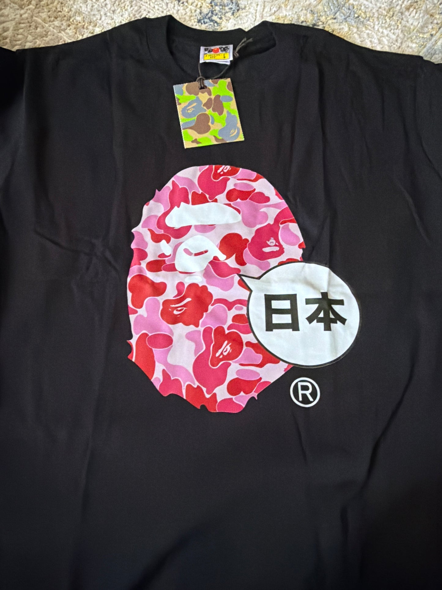 Black/pink Bape