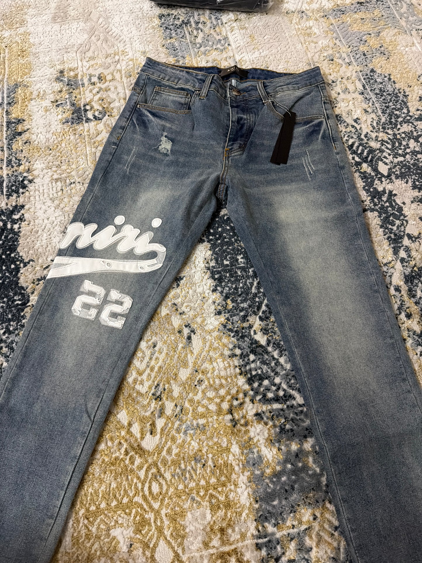 Dark blue Amiri jeans