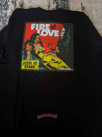Red/black chrome long sleeve