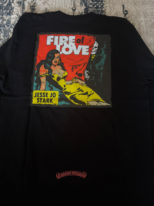 Red/black chrome long sleeve