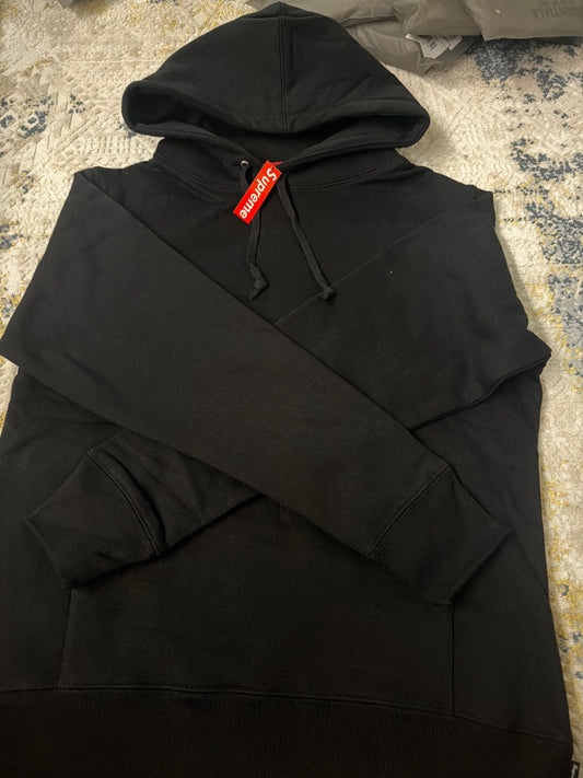 Black supreme hoodie