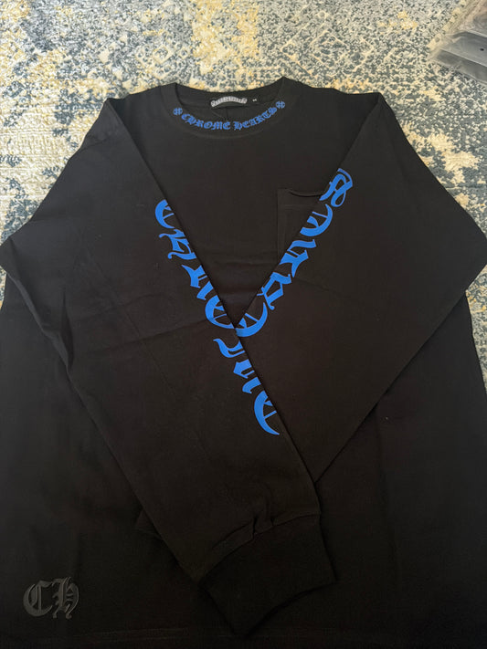 Blue chrome long sleeve