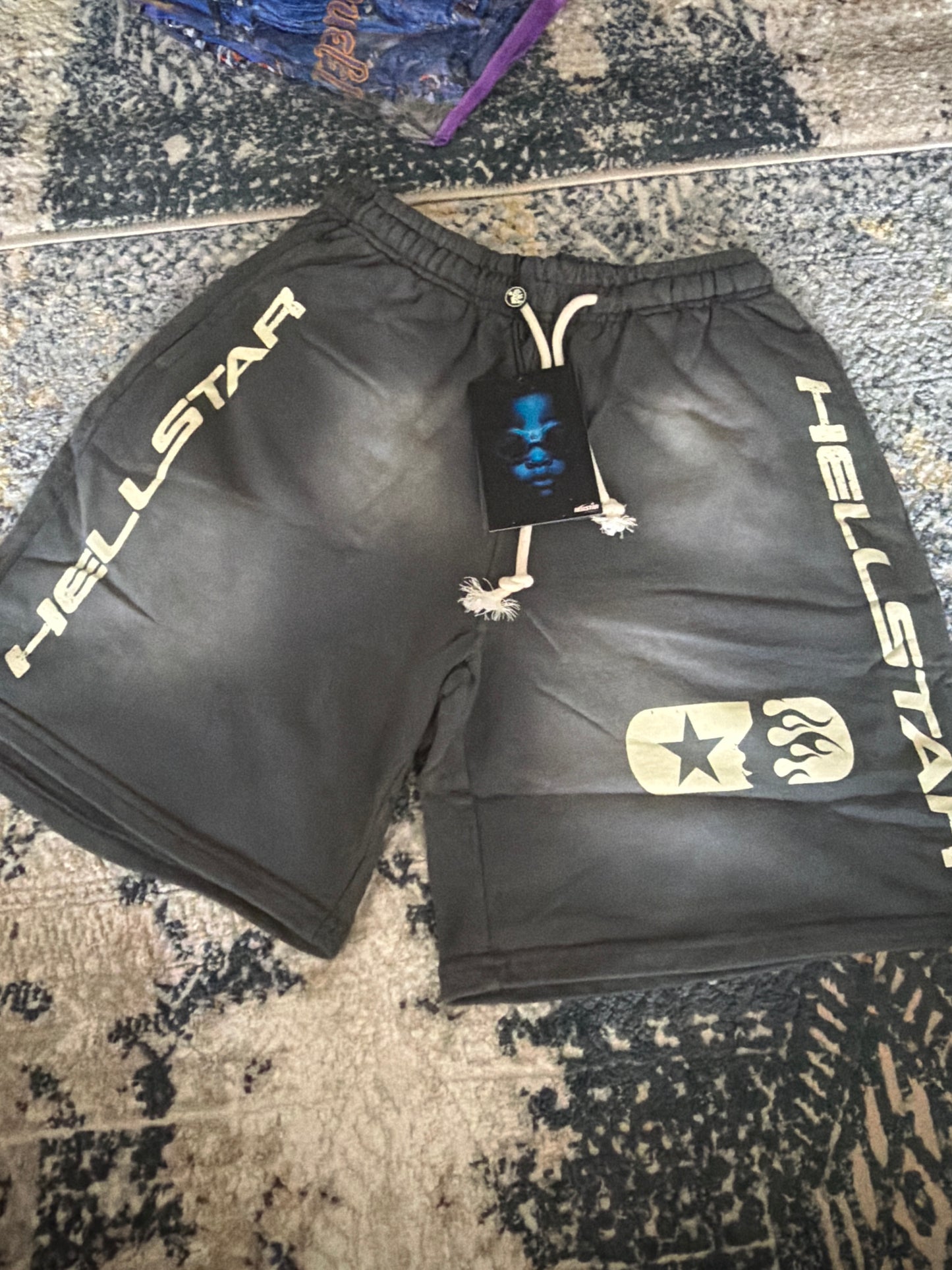 Grey hellstar shorts