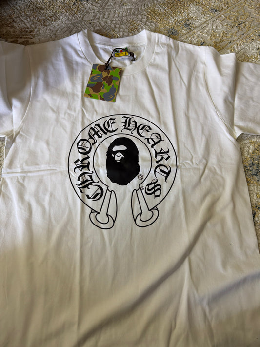 White Bape X chrome