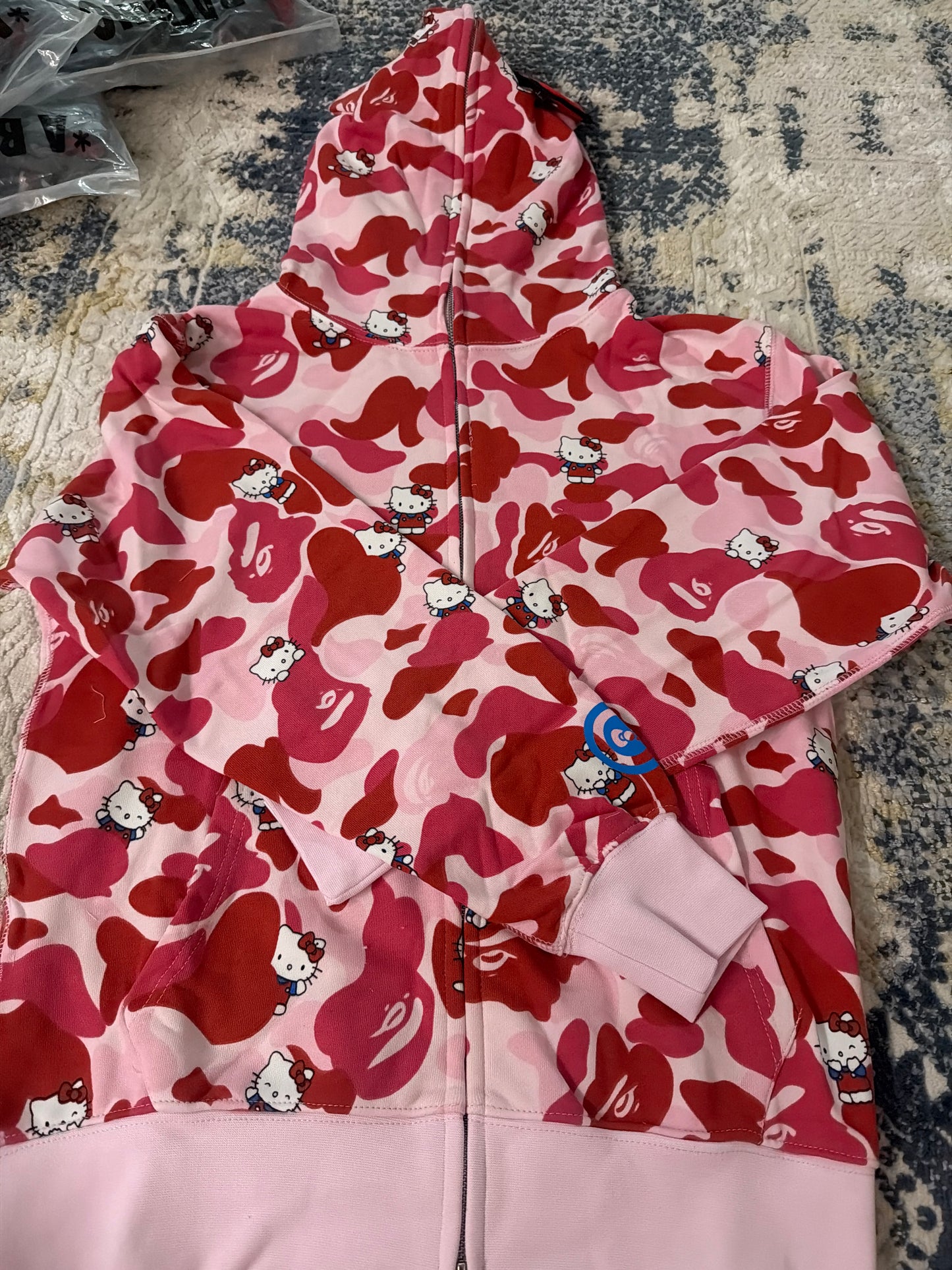 Pink hello kitty Bape collab