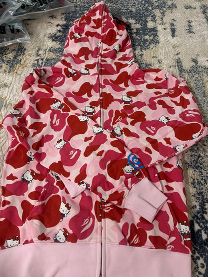 Pink hello kitty Bape collab