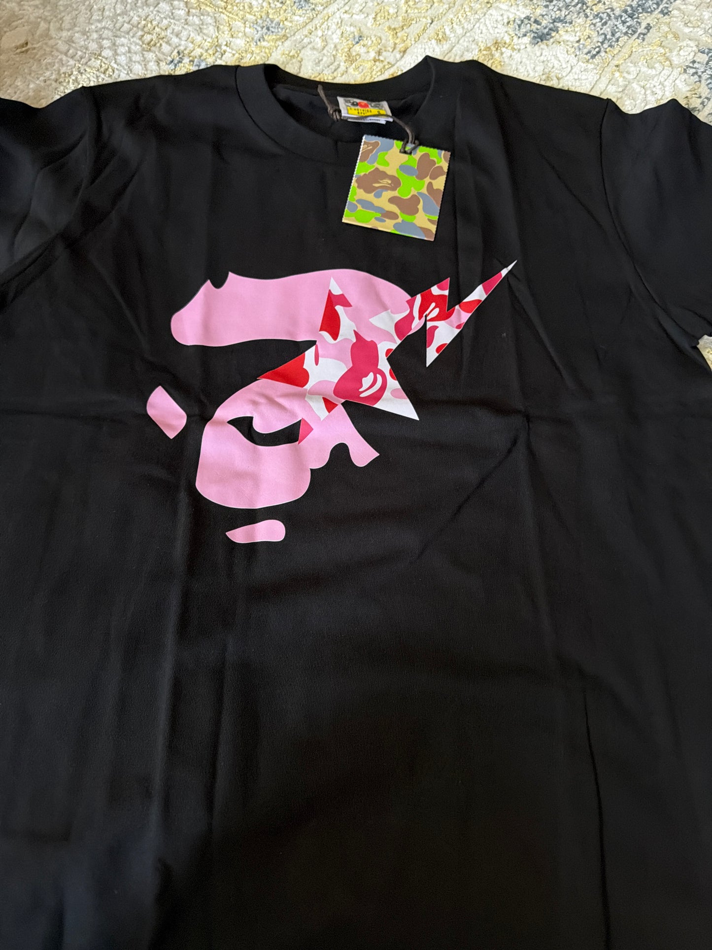 Black/pink Bape