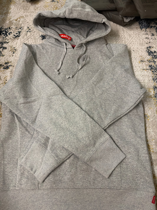 Grey supreme hoodie