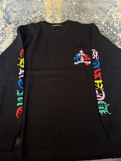Black rainbow chrome long sleeve