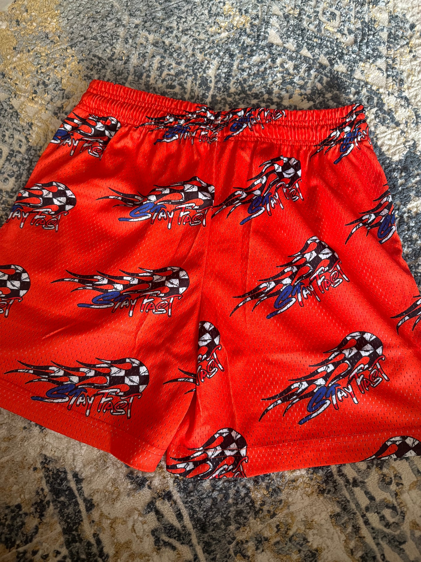 Orange stay fast ee shorts