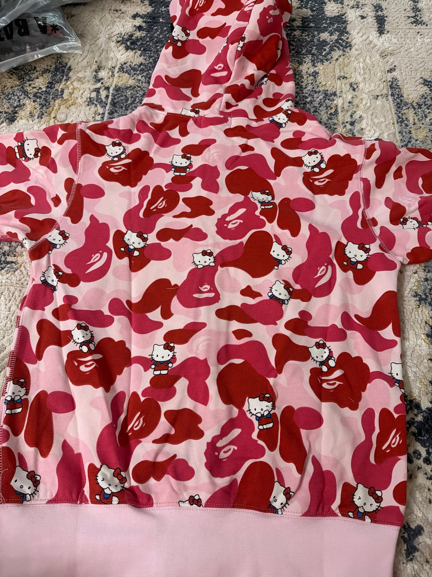 Pink hello kitty Bape collab