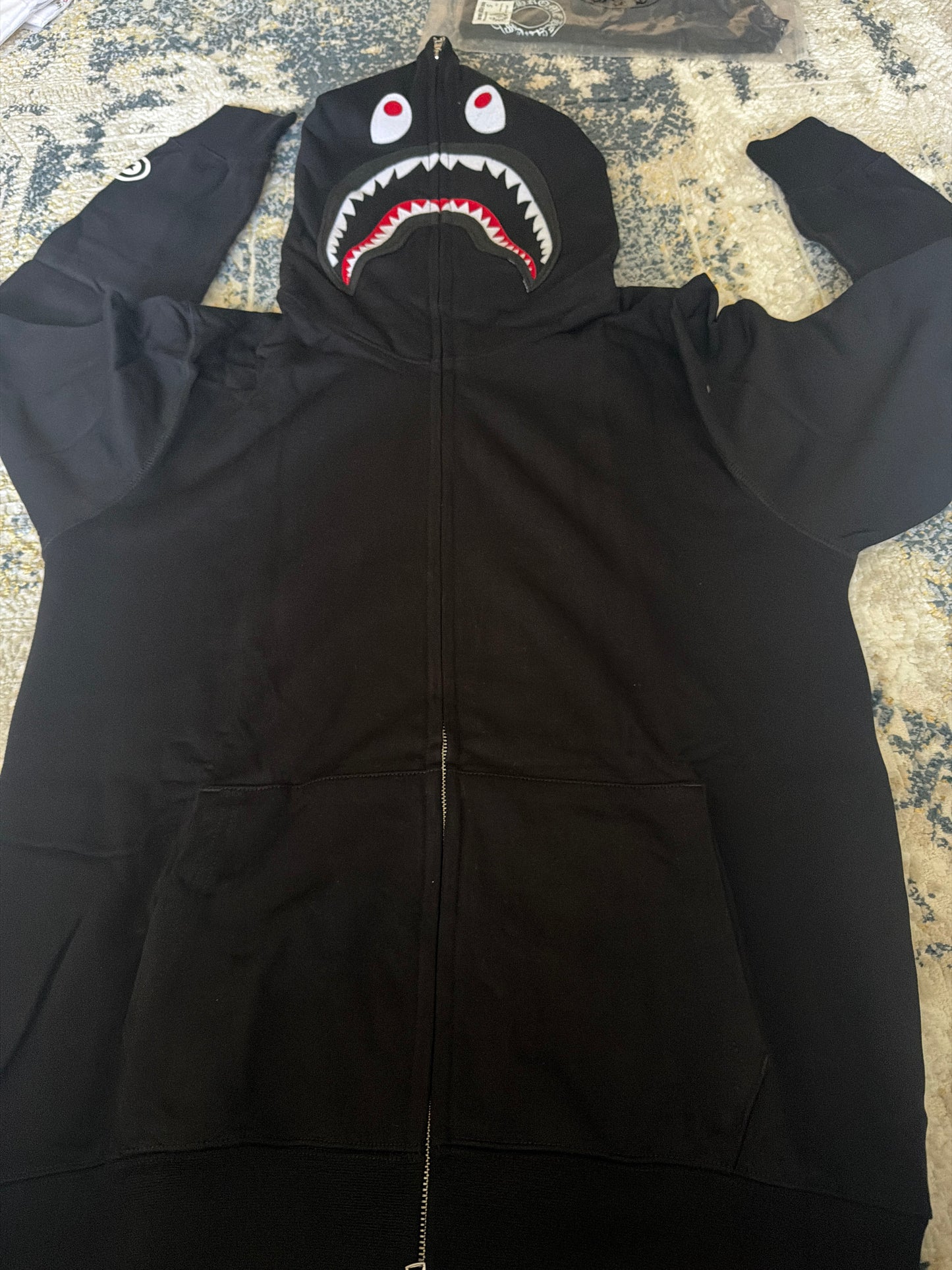 Black bape sweater