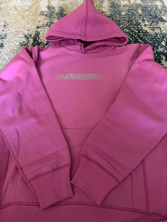 Pink supreme hoodie