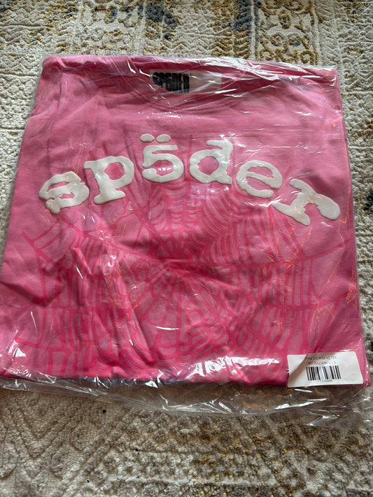 Pink sp5der shirt