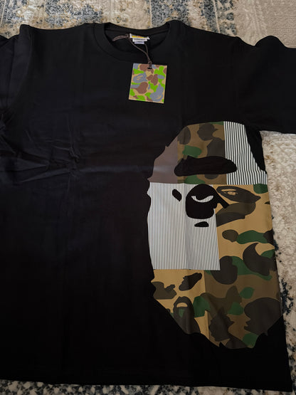 Brown/green Bape tee