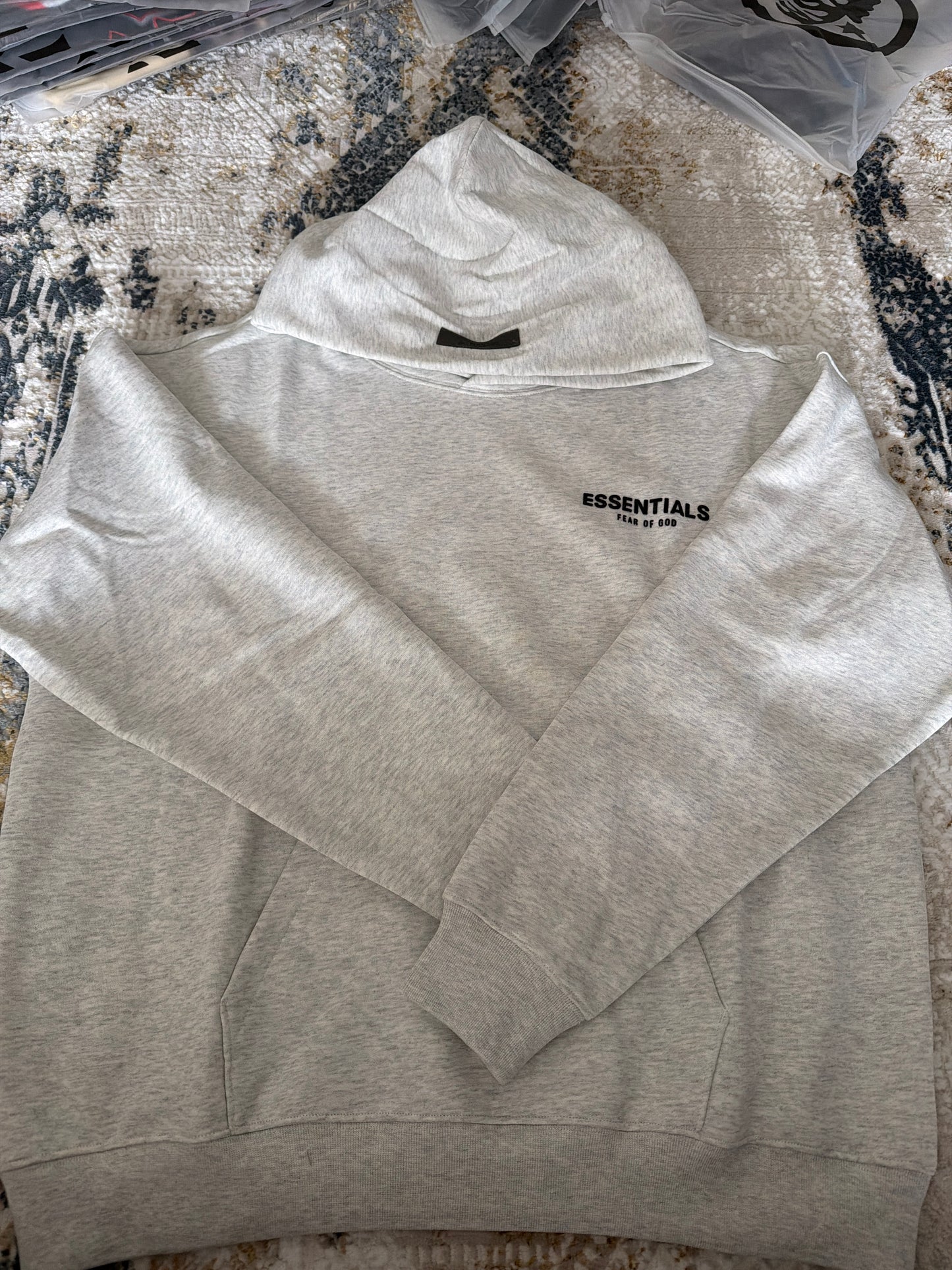 Light oatmeal hoodie