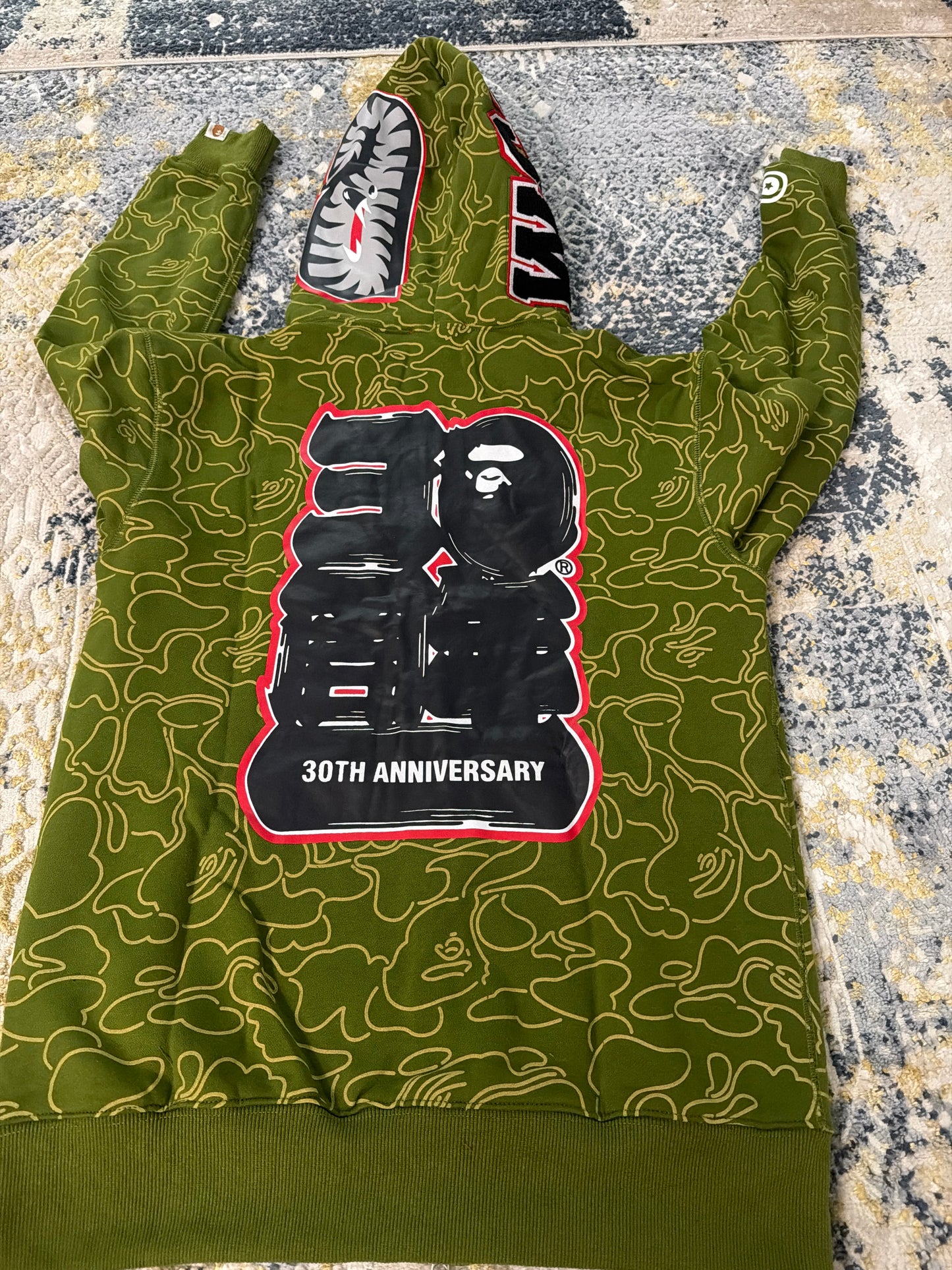 Green Bape zip up