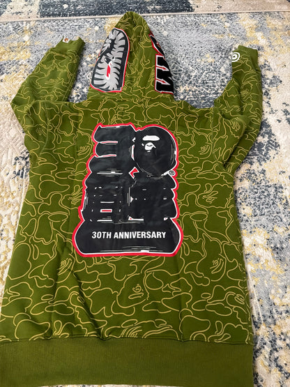Green Bape zip up