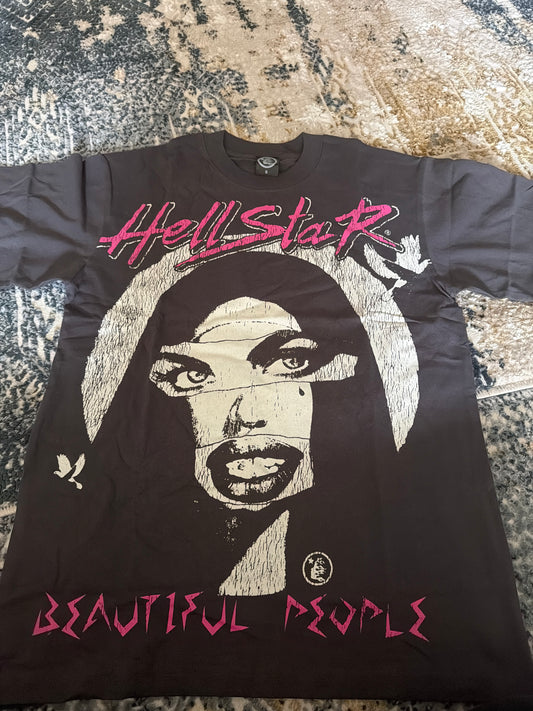 Black/face hellstar shirt