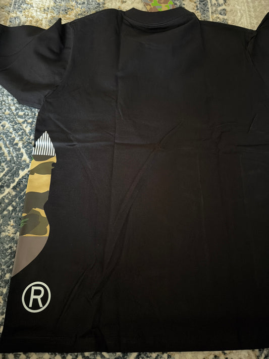 Brown/green Bape tee