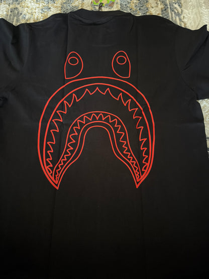 Red face Bape tee