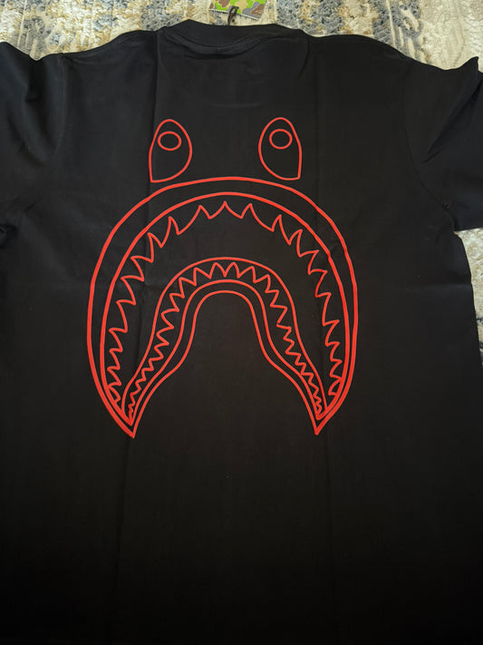 Red face Bape tee
