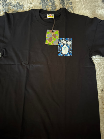 Blue n white Bape tee