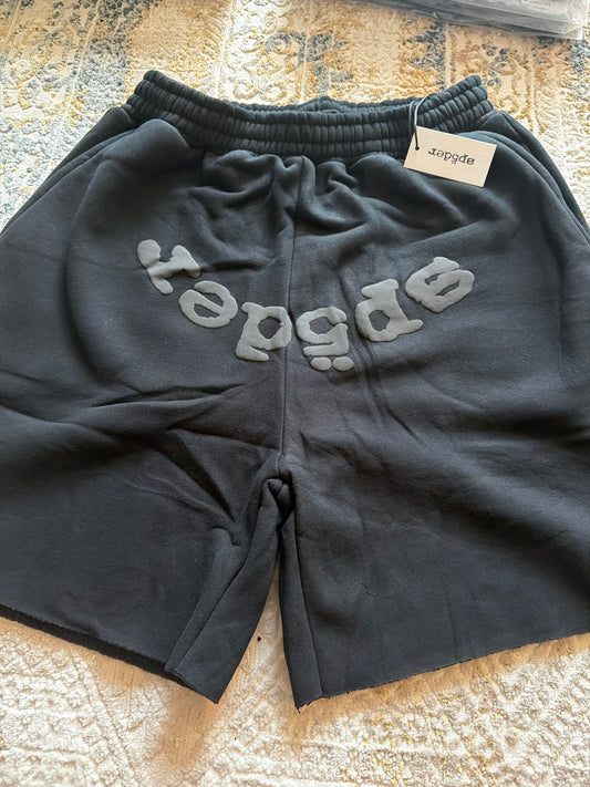 Black sp5der shorts
