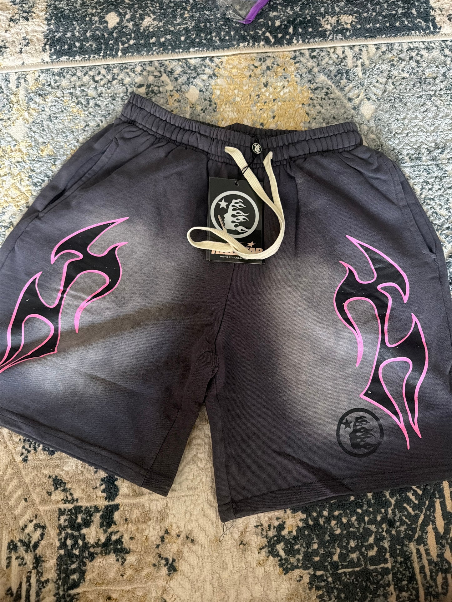 Purple hellstar shorts