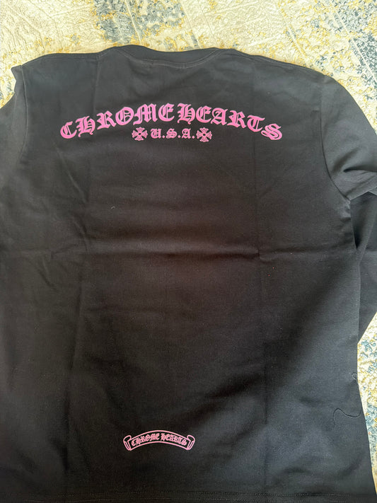 Black n purple chrome long sleeve