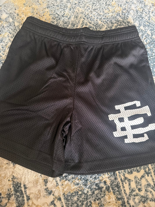 White ee shorts