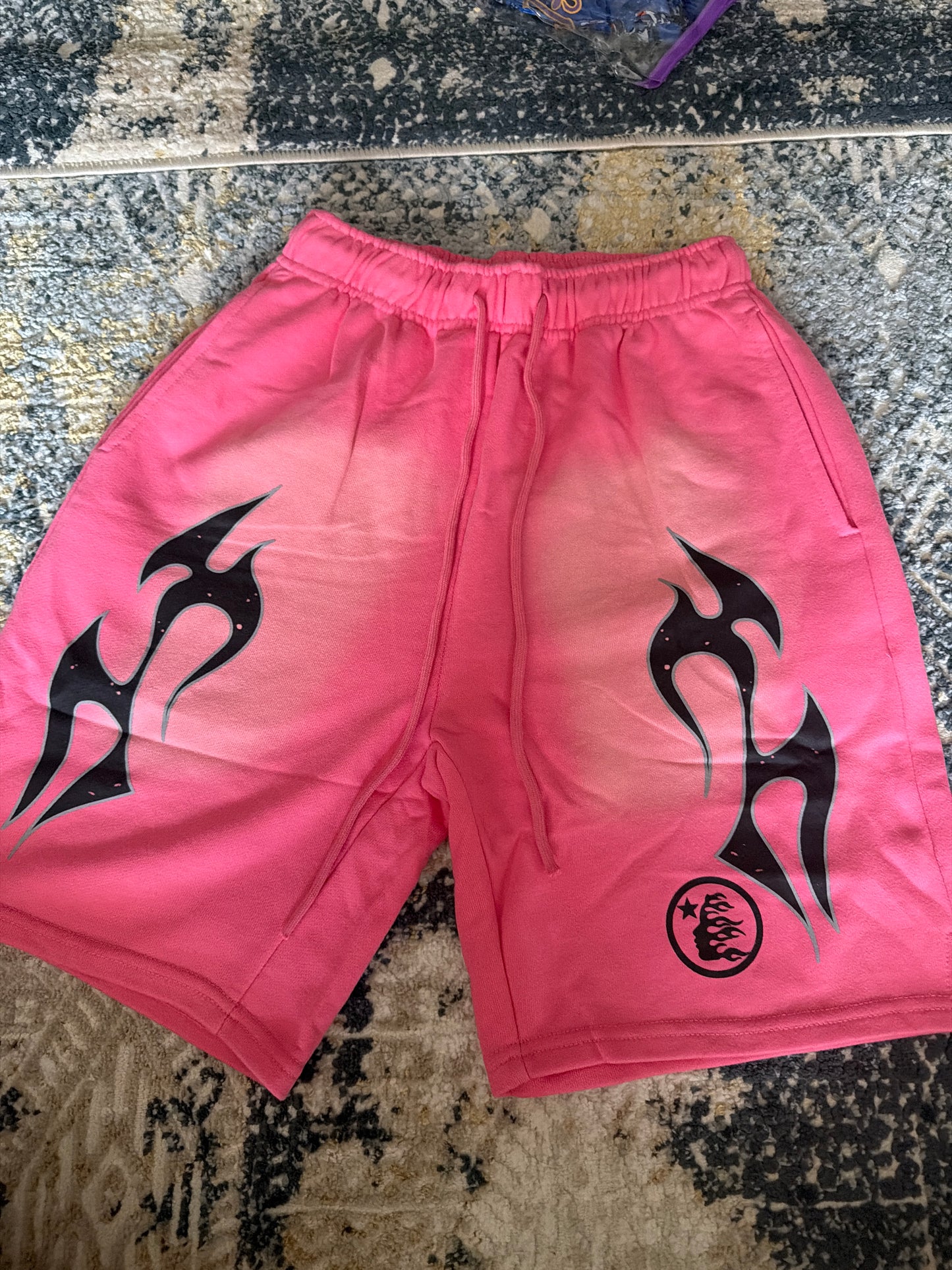 Pink hellstar shorts