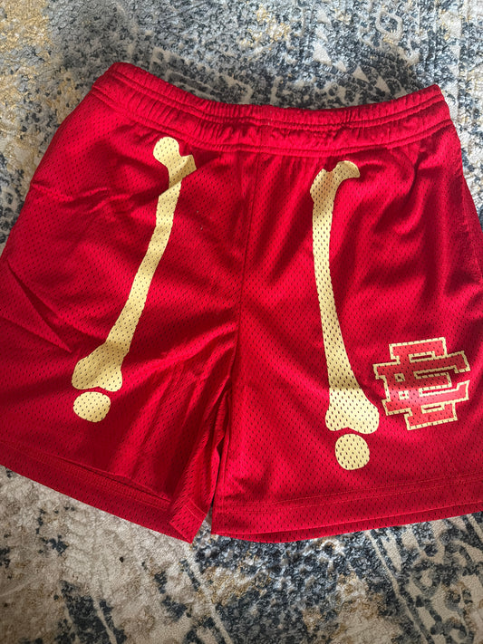 Red ee shorts