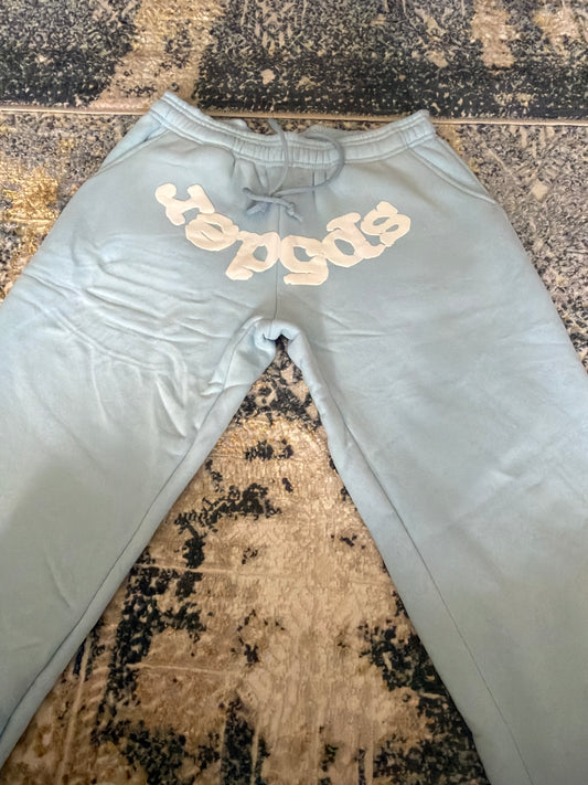 Sky blue sweats