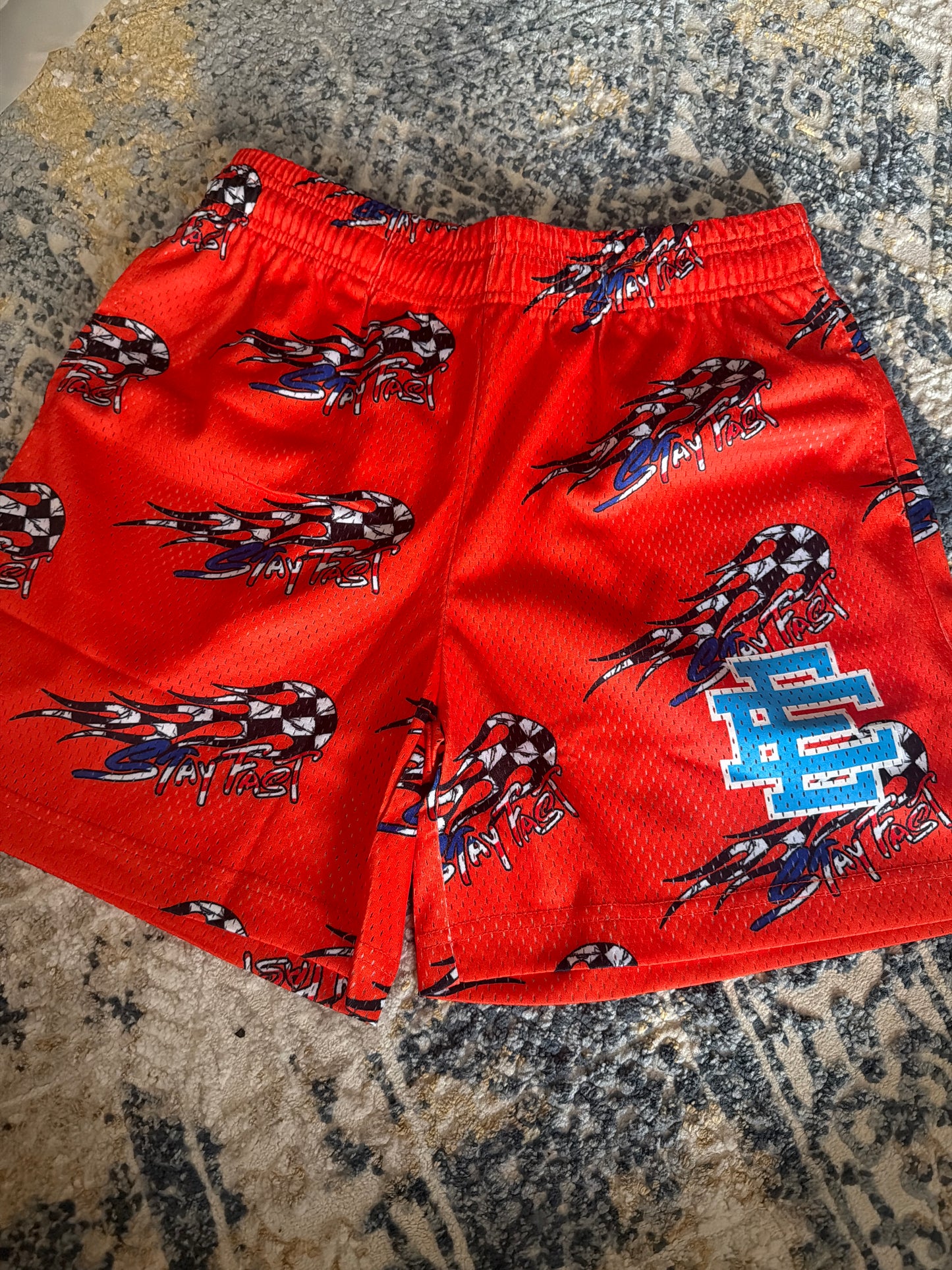 Orange stay fast ee shorts