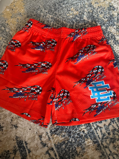 Orange stay fast ee shorts