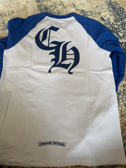 Blue n white chrome sleeve