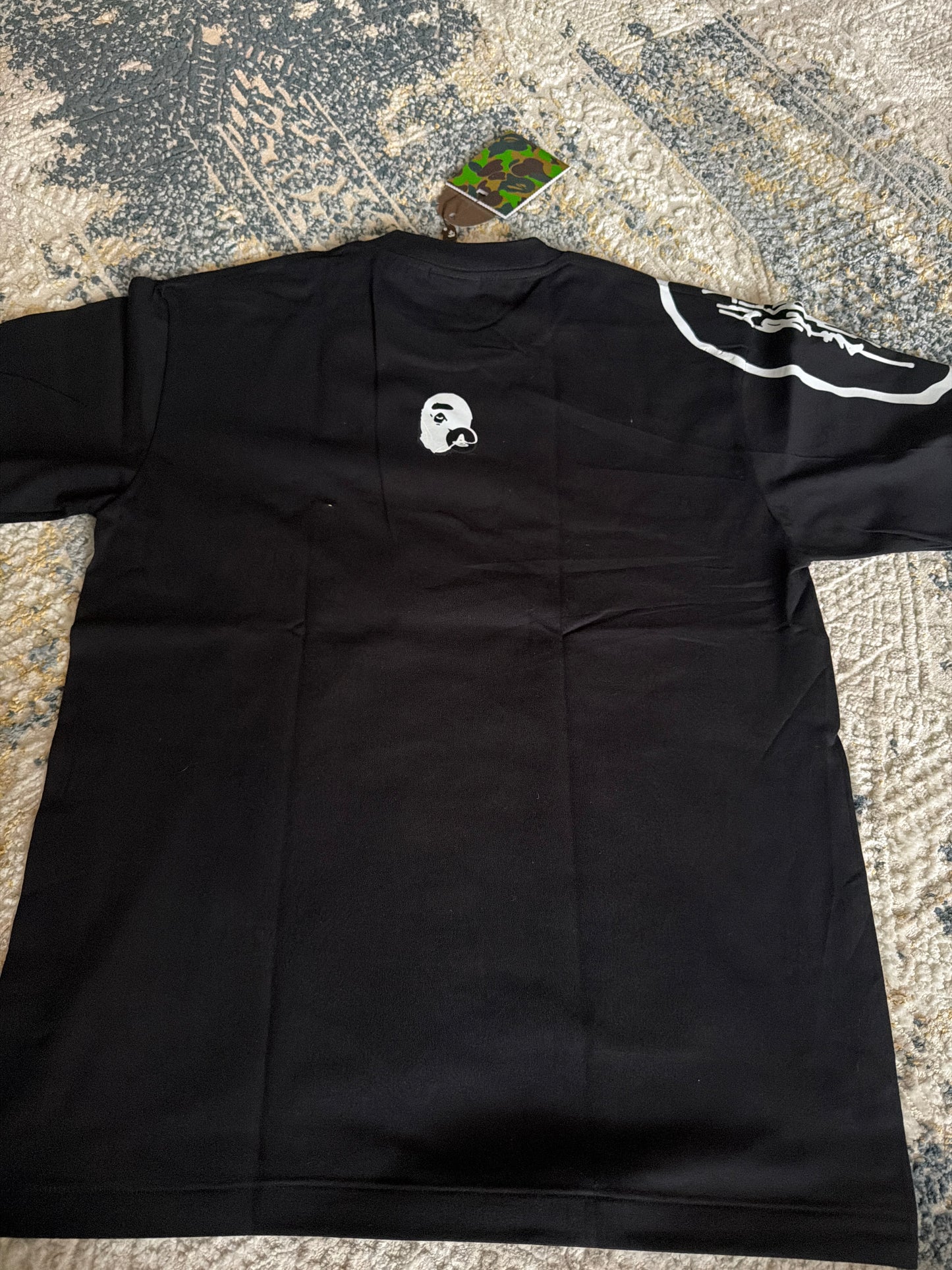 Black on white Bape