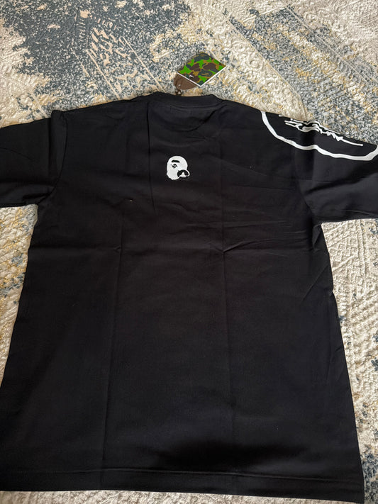 Black on white Bape